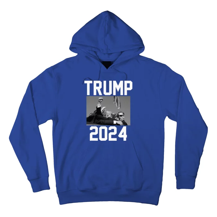 Trump 2024 Strong Fist Hand Us Vote Hoodie