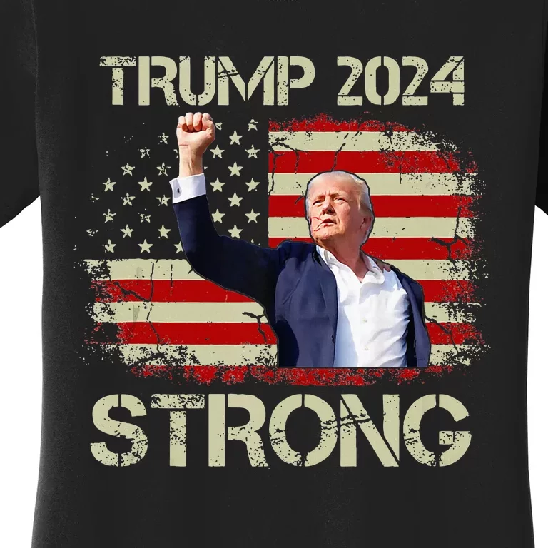 Trump 2024 Strong Fist Hand Us Vote Tank Top Women's T-Shirt