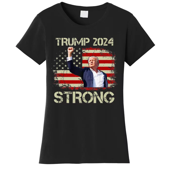 Trump 2024 Strong Fist Hand Us Vote Tank Top Women's T-Shirt