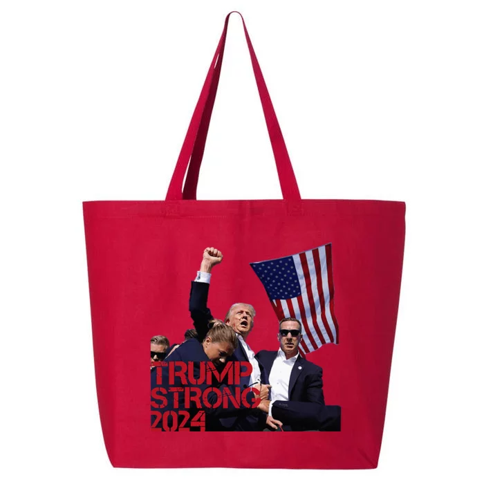 Trump 2024 Strong Fist Hand Us Vote 25L Jumbo Tote