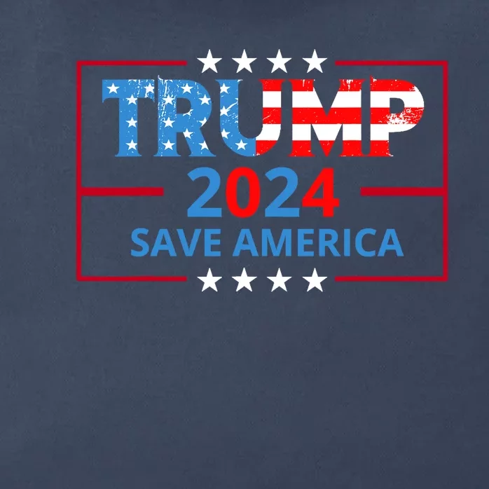 Trump 2024 Save America Trump 2024 Zip Tote Bag