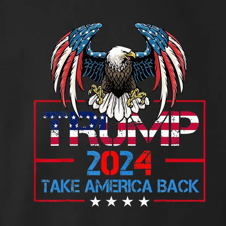 Trump 2024 Save America Again Usa Flag 2024 45 47 Toddler Hoodie