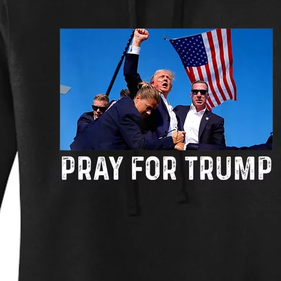 Trump 2024 Survived Shot At Election Rally Election Shot WonT Be Stopped Women's Pullover Hoodie