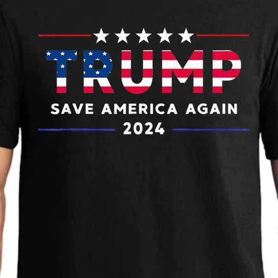 Trump 2024 Save America Again Trump Pajama Set