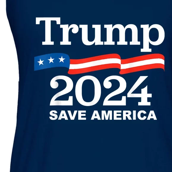 Trump 2024 Save America Trump 2024 Ladies Essential Flowy Tank