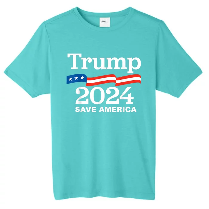 Trump 2024 Save America Trump 2024 ChromaSoft Performance T-Shirt