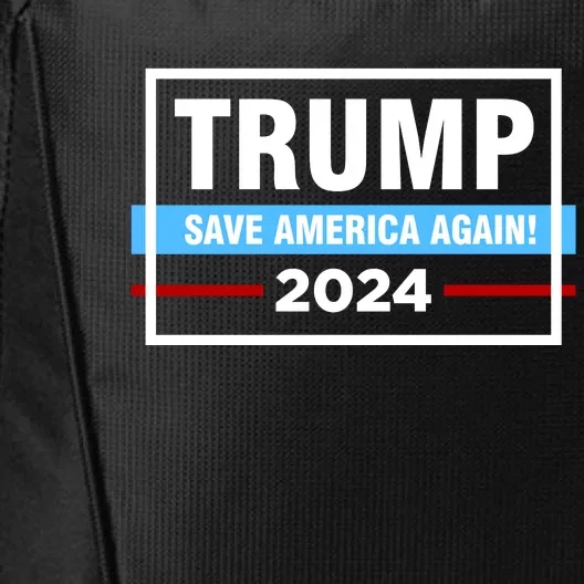 Trump 2024 Save America Again City Backpack