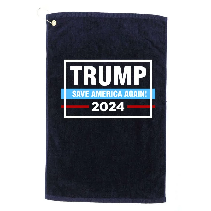 Trump 2024 Save America Again Platinum Collection Golf Towel