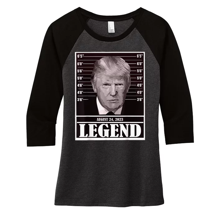 Trump 2024 Shirt Trendy Trump 2024 Shirt Women's Tri-Blend 3/4-Sleeve Raglan Shirt