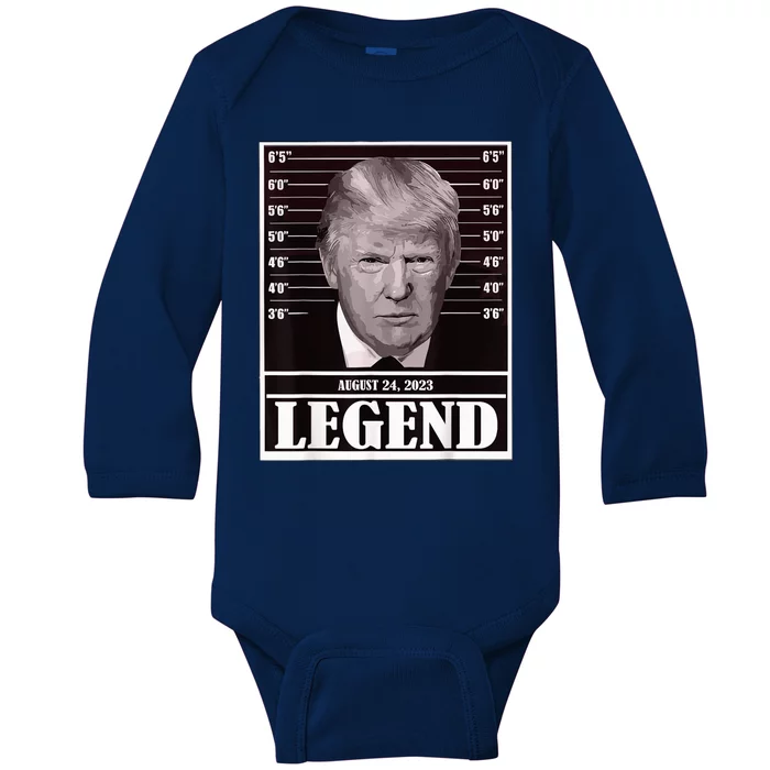 Trump 2024 Shirt Trendy Trump 2024 Shirt Baby Long Sleeve Bodysuit