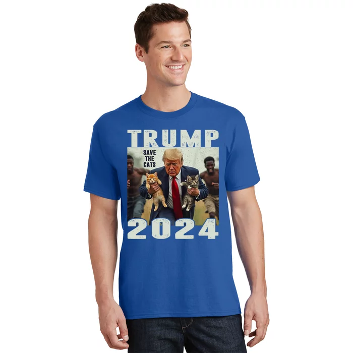 Trump 2024 Save The Cats Saying Debate T-Shirt