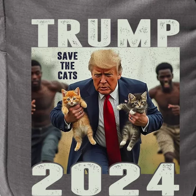 Trump 2024 Save The Cats Saying Debate Impact Tech Backpack