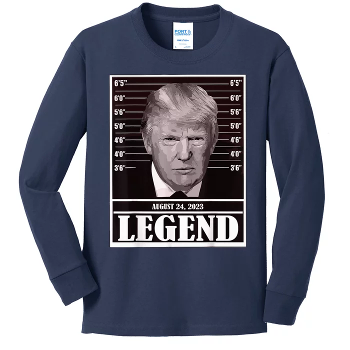 Trump 2024 Shirts - Funny Make America Laugh Again Kids Long Sleeve Shirt