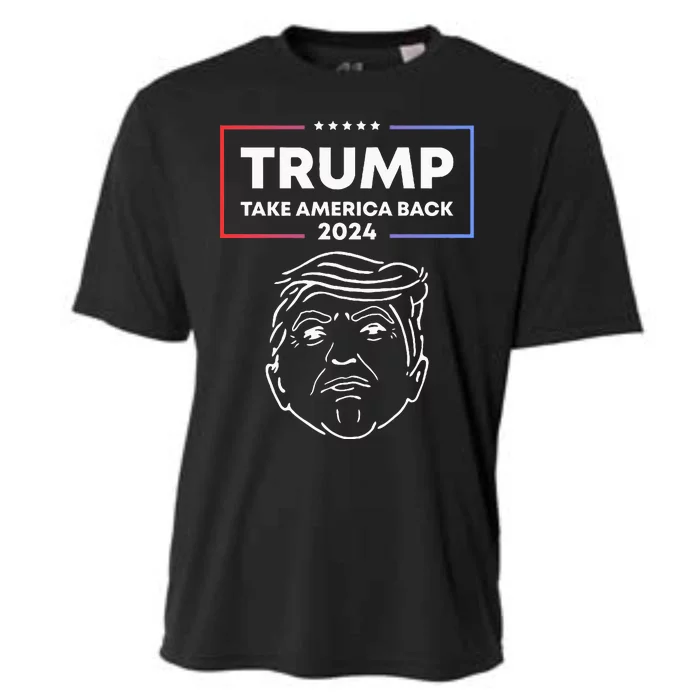 Trump 2024 Take America Back Election The Return Cooling Performance Crew T-Shirt