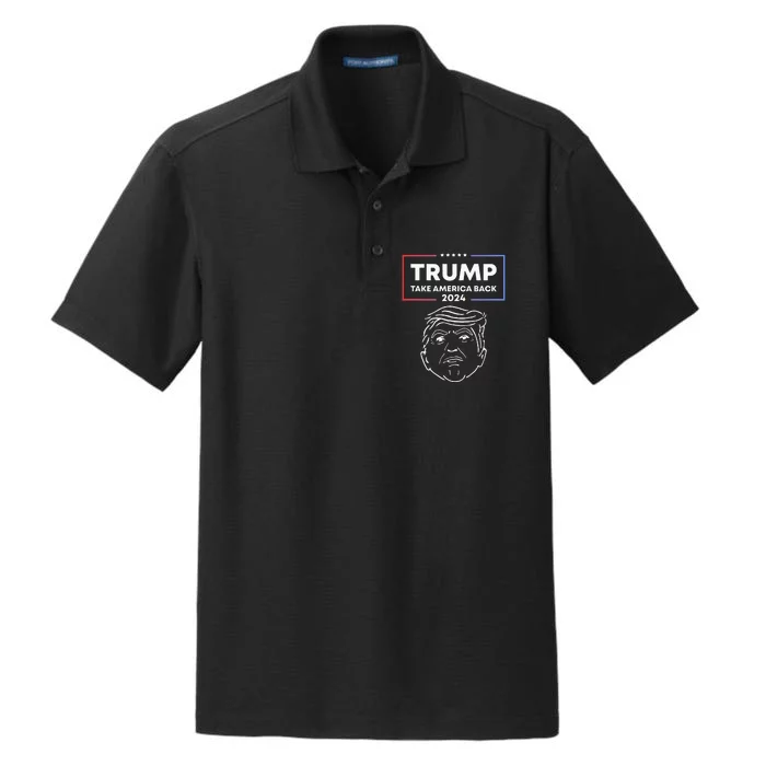 Trump 2024 Take America Back Election The Return Dry Zone Grid Performance Polo