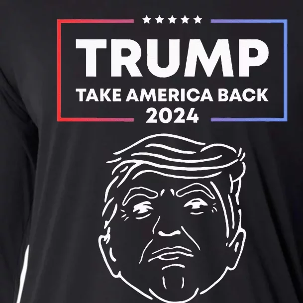 Trump 2024 Take America Back Election The Return Cooling Performance Long Sleeve Crew