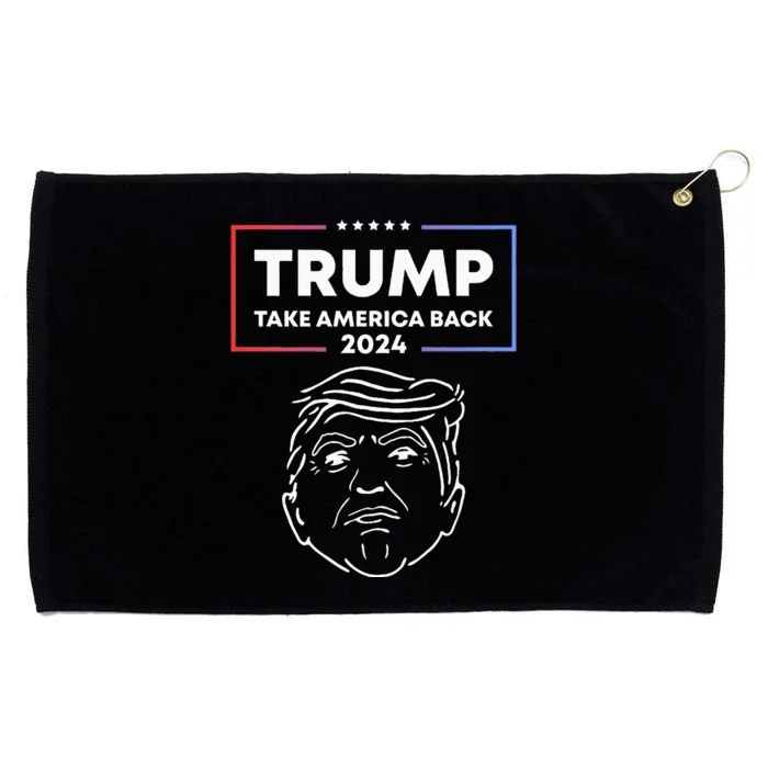 Trump 2024 Take America Back Election The Return Grommeted Golf Towel