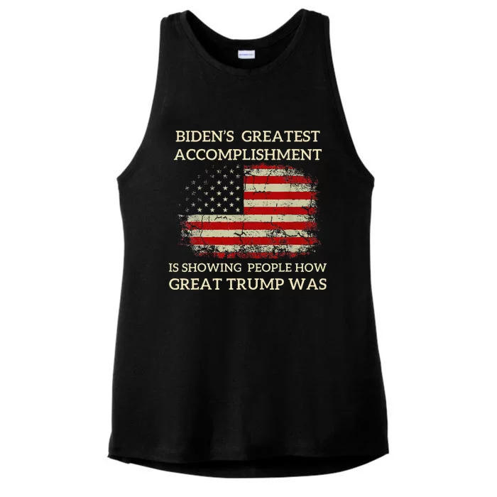 Trump 2024 Ladies Tri-Blend Wicking Tank