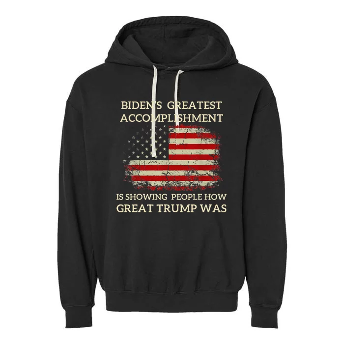 Trump 2024 Garment-Dyed Fleece Hoodie