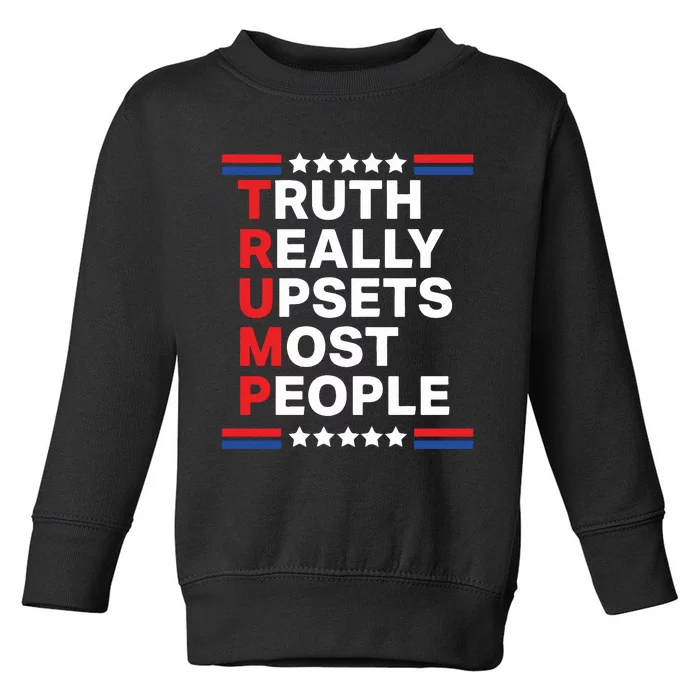 Trump 2024 Take America Back Toddler Sweatshirt