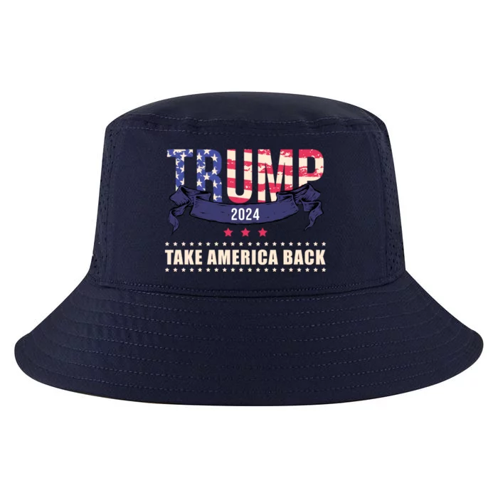 Trump 2024 Take America Back Election Cool Comfort Performance Bucket Hat