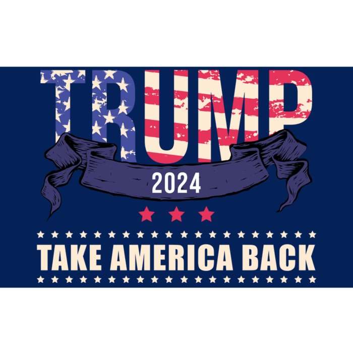 Trump 2024 Take America Back Election Bumper Sticker