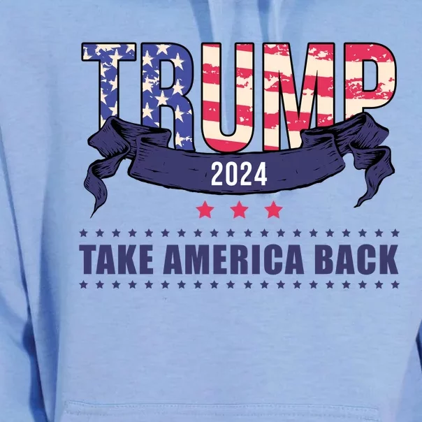 Trump 2024 Take America Back Election Unisex Surf Hoodie