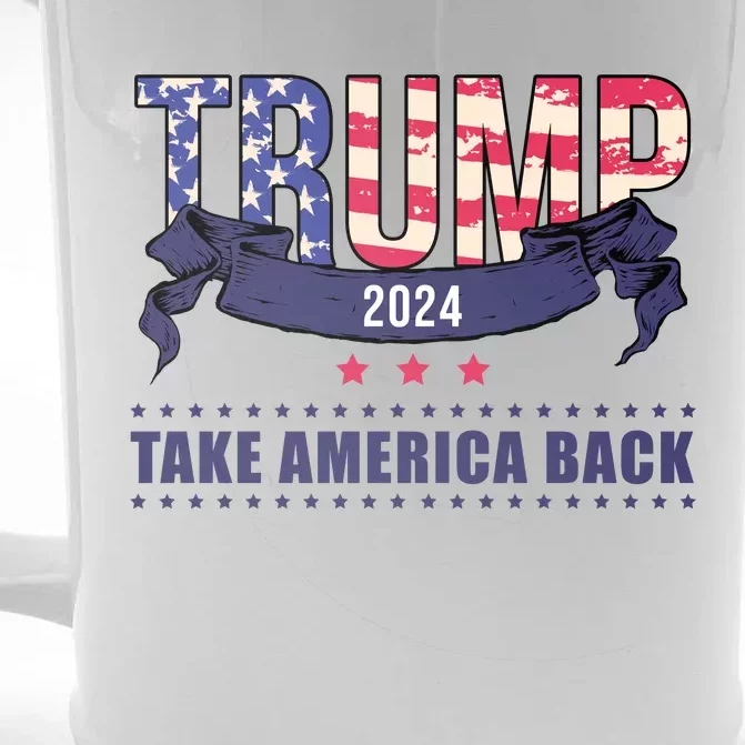 Trump 2024 Take America Back Election Front & Back Beer Stein