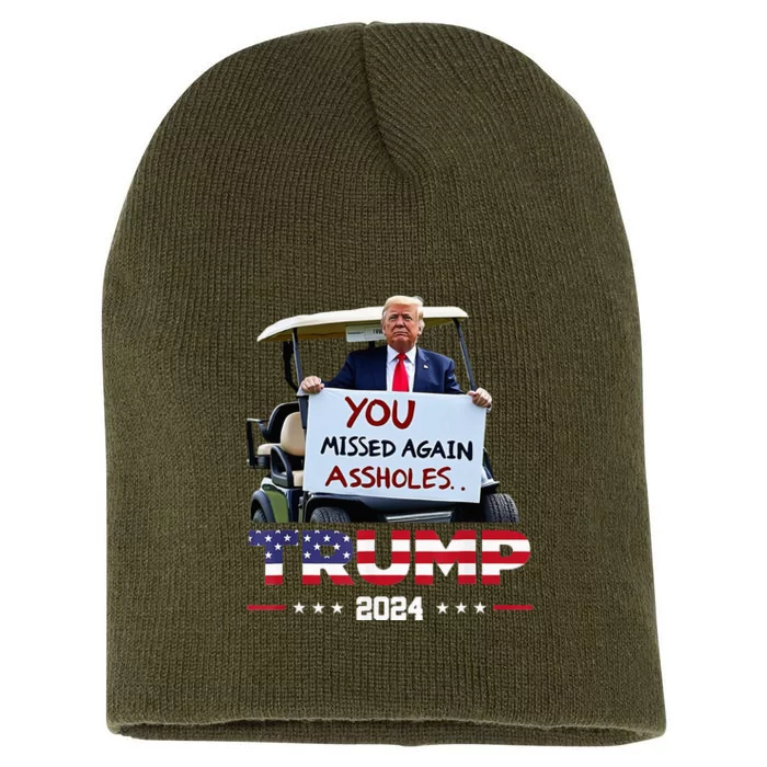 Trump 2024 Short Acrylic Beanie