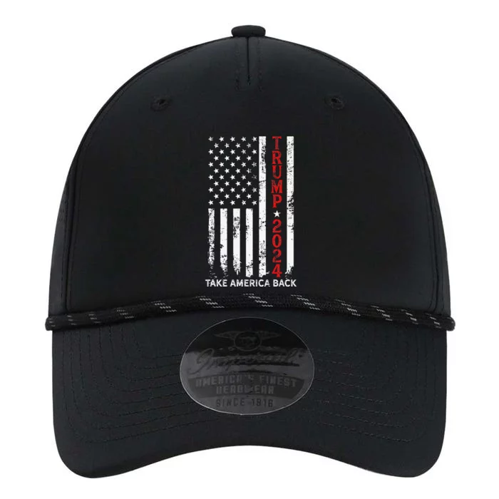 Trump 2024 Take America Back Election Patriotic Flag Performance The Dyno Cap