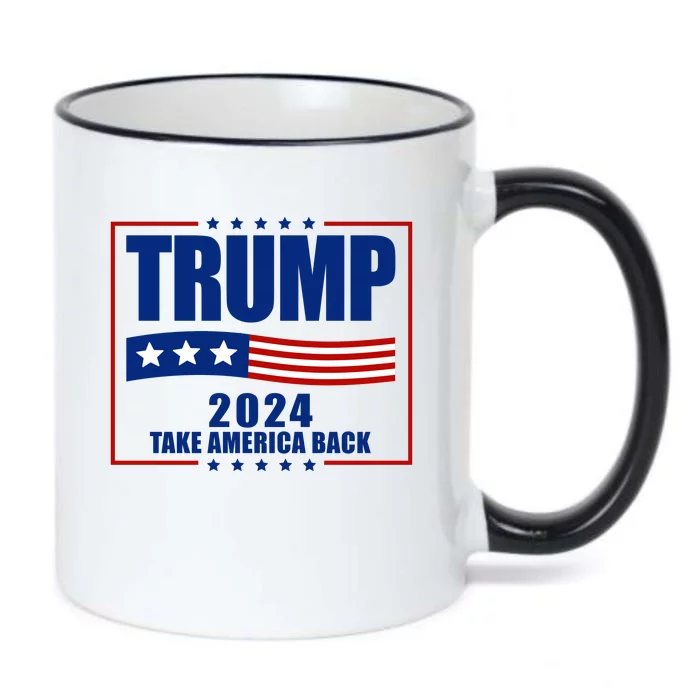 Trump 2024 Take America Back Black Color Changing Mug