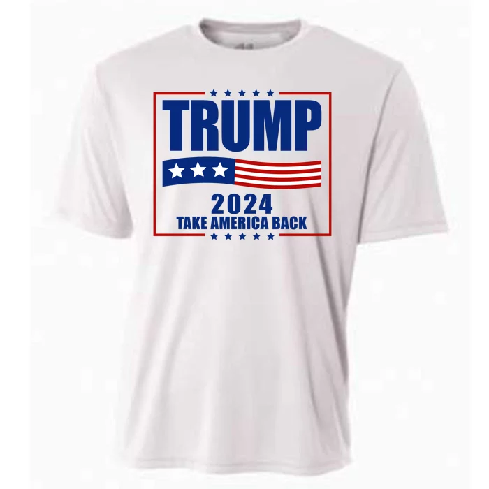 Trump 2024 Take America Back Cooling Performance Crew T-Shirt