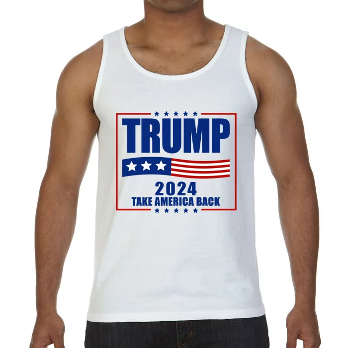 Trump 2024 Take America Back Comfort Colors® Tank Top