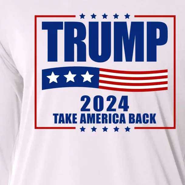 Trump 2024 Take America Back Cooling Performance Long Sleeve Crew