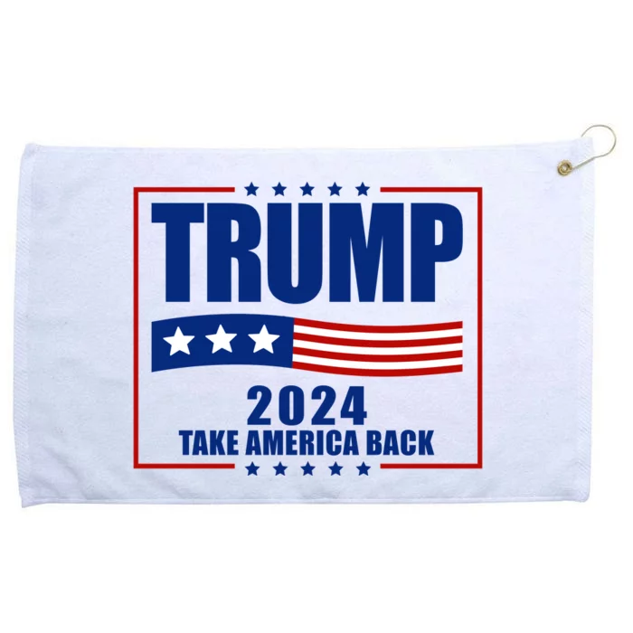 Trump 2024 Take America Back Grommeted Golf Towel