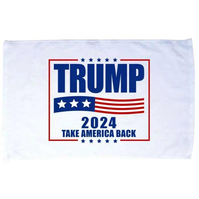 Trump 2024 Take America Back Microfiber Hand Towel