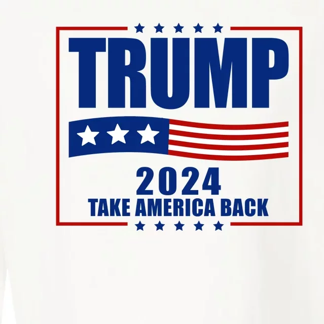 Trump 2024 Take America Back Cropped Pullover Crew