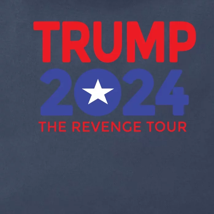 Trump 2024 The Revenge Tour Zip Tote Bag