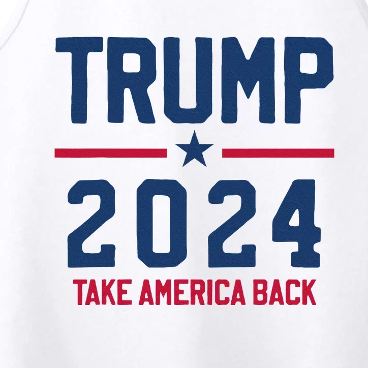 Trump 2024 Take America Back Conservative Republican Performance Tank