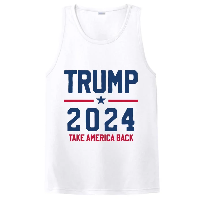 Trump 2024 Take America Back Conservative Republican Performance Tank