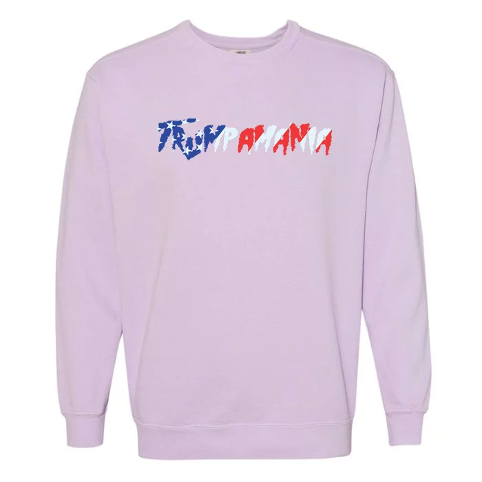 Trump 2024 Trumpamania Garment-Dyed Sweatshirt