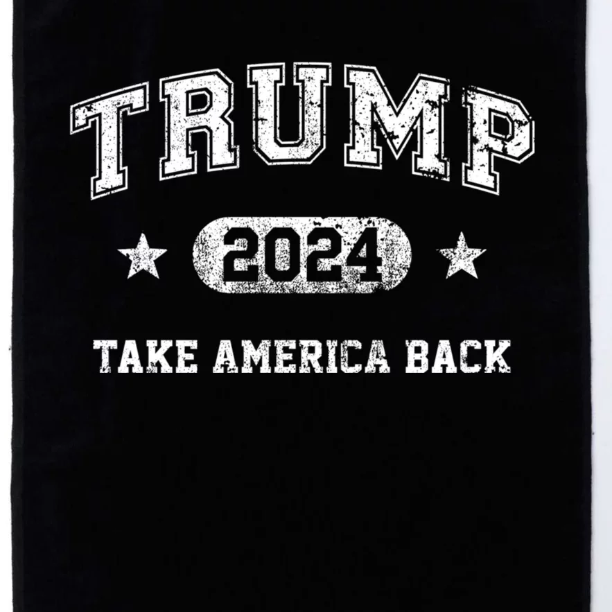 Trump 2024 Take America Back Platinum Collection Golf Towel