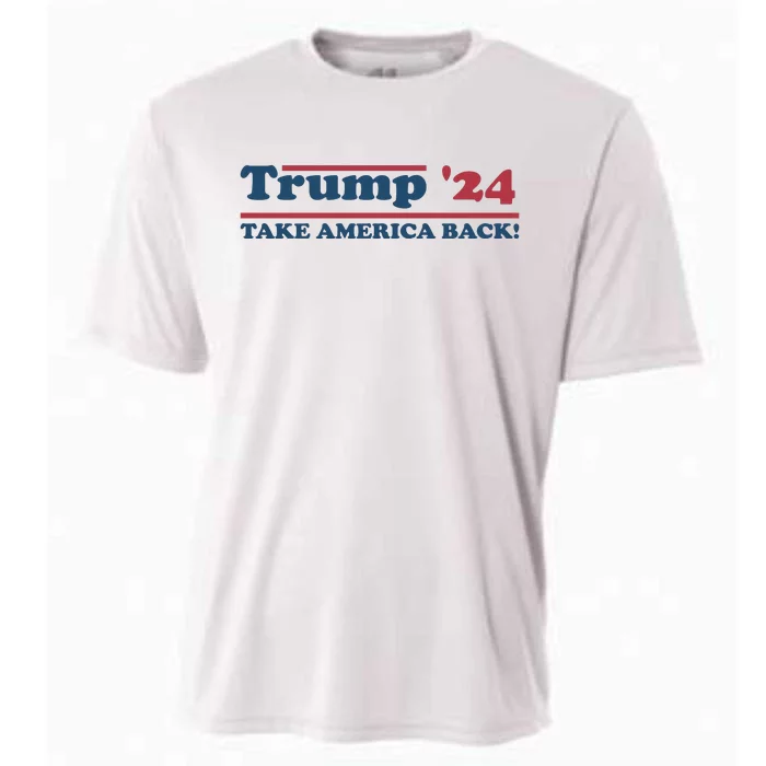 Trump 2024 Take America Back Cooling Performance Crew T-Shirt