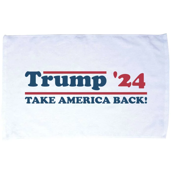 Trump 2024 Take America Back Microfiber Hand Towel