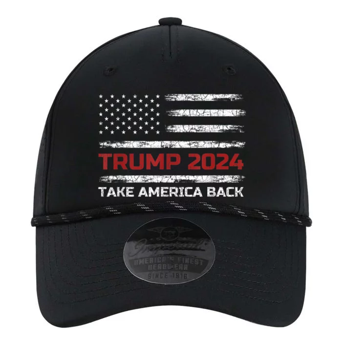 Trump 2024 Take America Back Election Patriotic Flag Performance The Dyno Cap