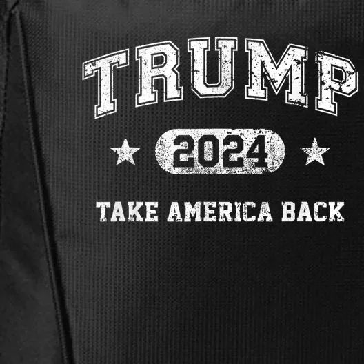 Trump 2024 Take America Back Republican Election City Backpack