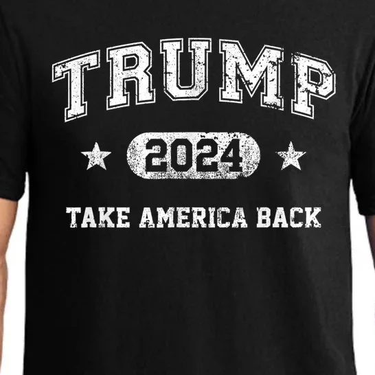 Trump 2024 Take America Back Republican Election Pajama Set