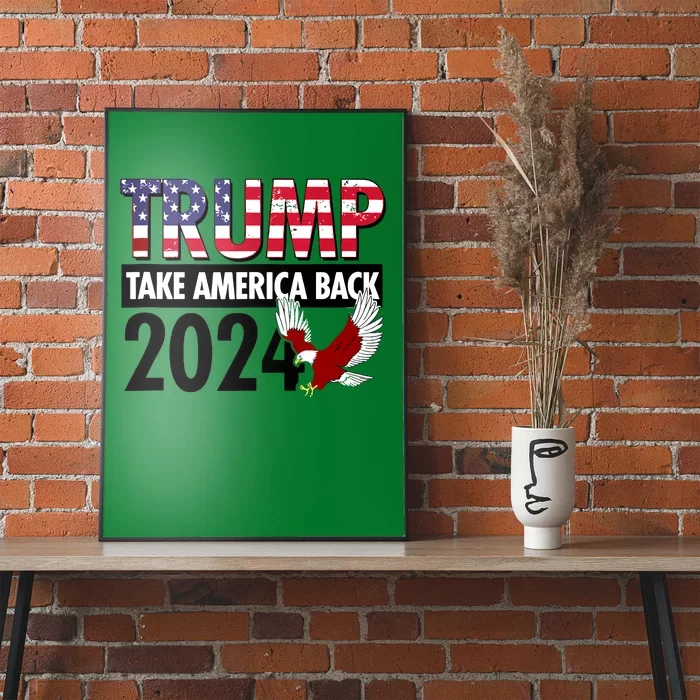 Trump 2024 Take America Back Women Trump 2024 Tank Top Poster