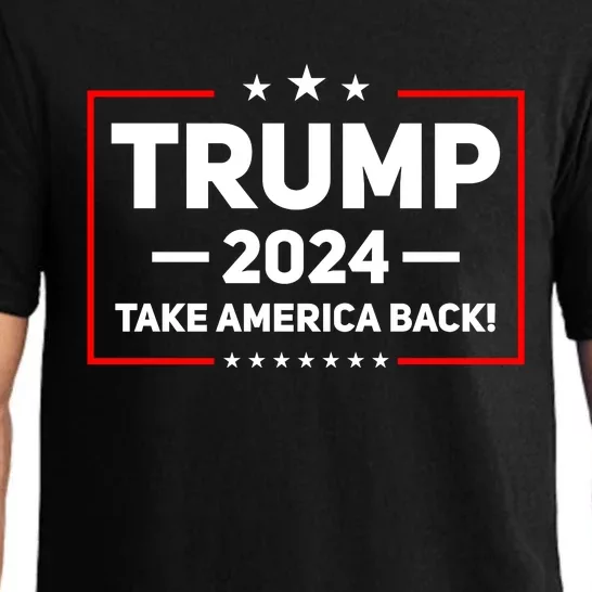 Trump 2024 Take America Back Pajama Set