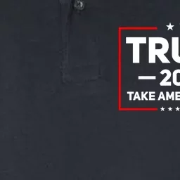 Trump 2024 Take America Back Softstyle Adult Sport Polo